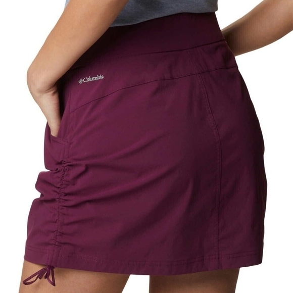 Columbia Skort Women's Small Burgandy Plum Active Skirt With Shorts - Picture 1 of 13